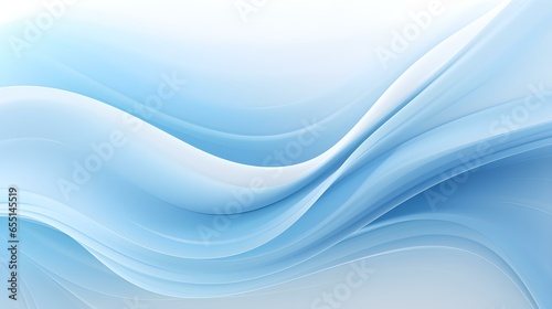 Abstract Background of soft Swirls in light blue Colors. Modern Wallpaper with Copy Space