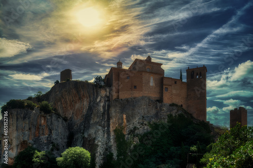 Alquezar Castle. A complex made up of various buildings from the 11th century and most of what is visible today dates from the 16th century. It was built in the 9th century by Khalaf Ibn Arad.