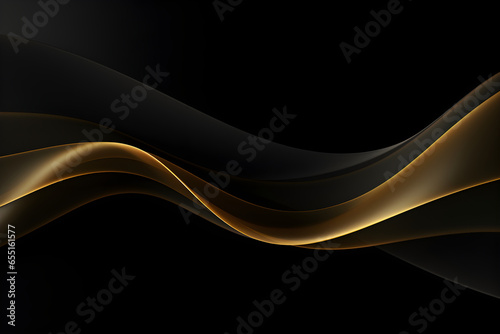 abstract black and gold background