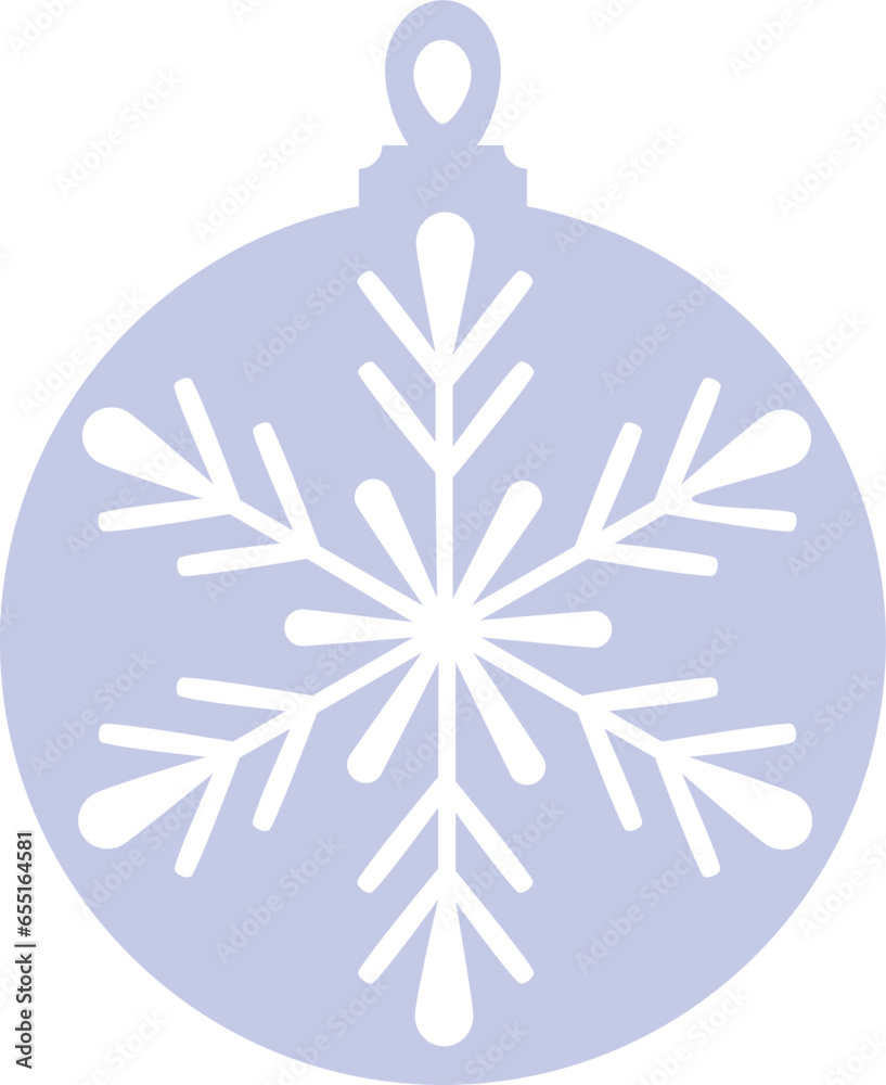 Vector Illustration Cute Christmas Snow Flakes