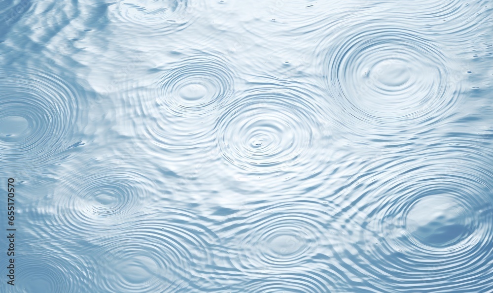 water ripple background texture, Generative AI - obrazy, fototapety, plakaty 