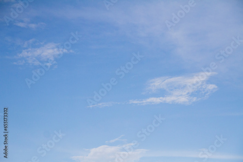 Blue sky and buetiful coulds photo