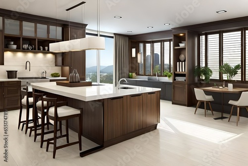 modern kitchen interior