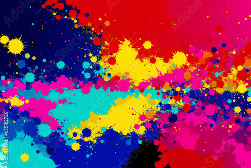 A beautiful abstract colorful background. Copy space. Generative AI