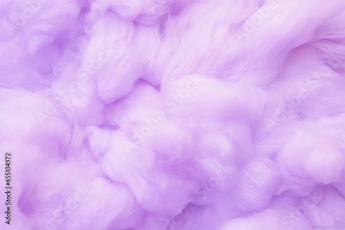 Sweet purple fluffy cotton candy background  soft colorful pastel candyfloss texture  abstract blurred dessert Ai generated  Generative AI