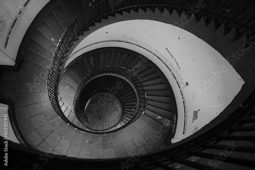 Staircase from above
