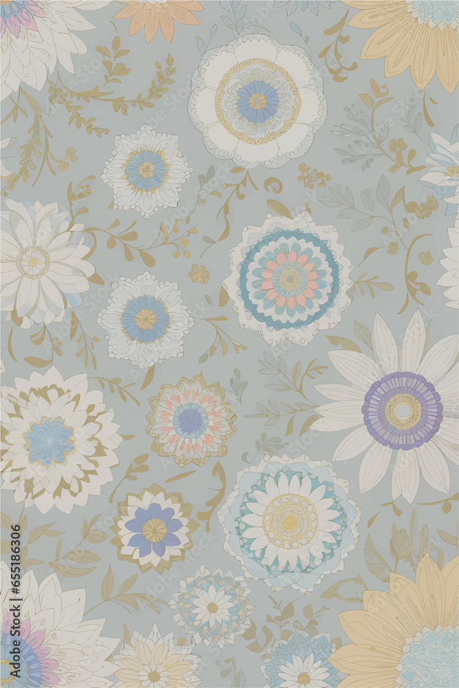 Cute floral pattern in the small flowers. Seamless vector texture. Elegant template for fashion prints