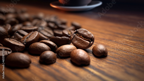 Coffee beans  closeup