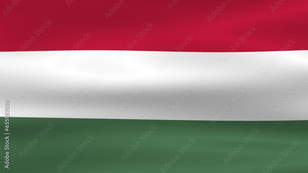 Hungary Flag Smooth Waving Animation. Wonderful Flag of the Hungary with Folds. Flag background. 4k 3D render. Hungary Flag Smooth Waving Animation. Wonderful Flag of the Hungary with Folds. Flag background. 4k 3D render.