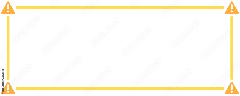 Colourful Simple Warning Label Textbox Colourful Simple Warning Label Textbox