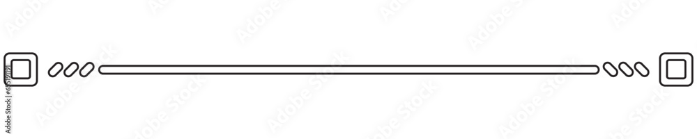 Simple Geometric Outline Line Break Simple Geometric Outline Line Break