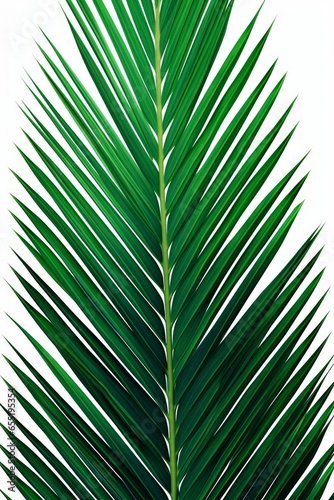 palm tree leaves  Generative AI
