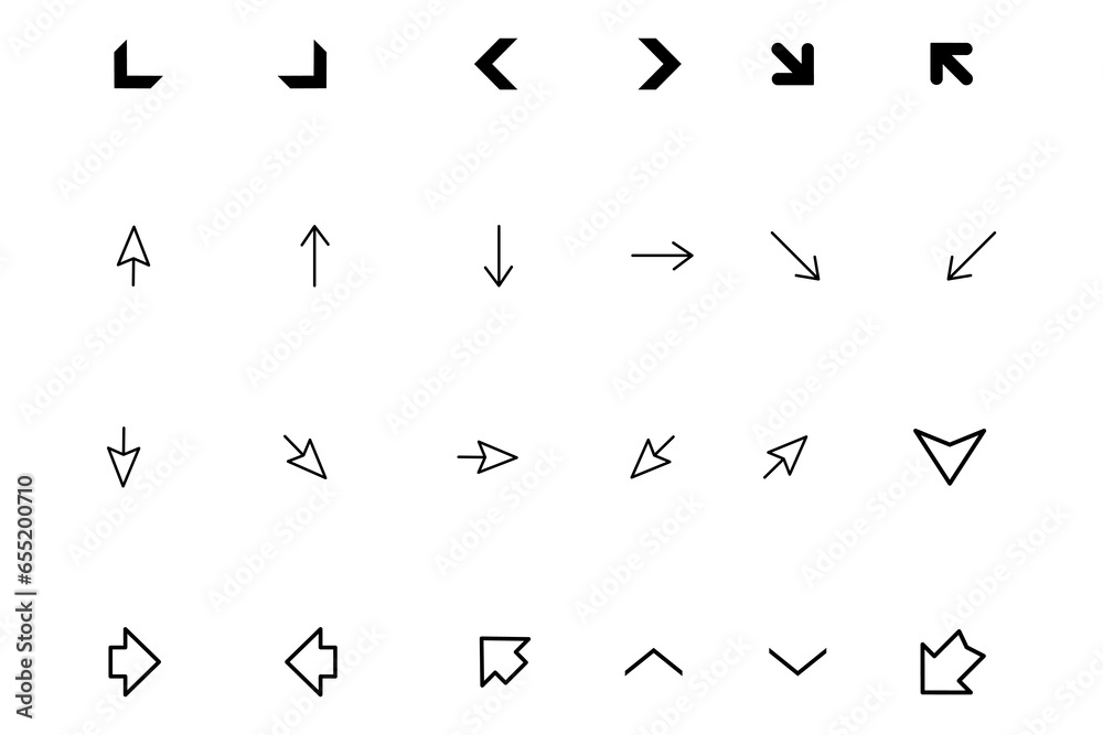 Arrow icon. Arrow vector collection. Arrow. Cursor. Modern simple arrows. Vector illustration. Arrow icon. Arrow vector collection. Arrow. Cursor. Modern simple arrows. Vector illustration.