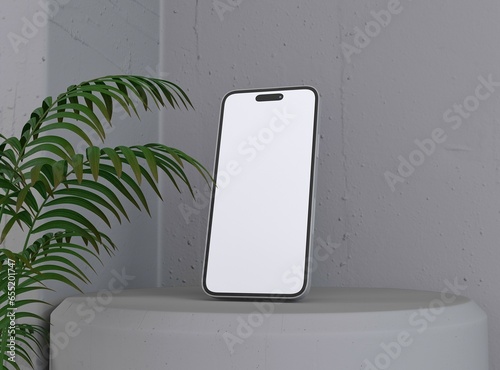 Latest gadgets mockup in 3d rendered illustration 