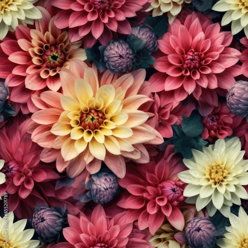 Flowers  seamless texture