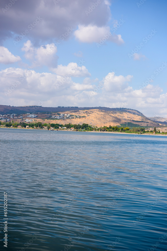 The Sea Of Galilee in Tiberias, Israel, Where Jesus walked on the water