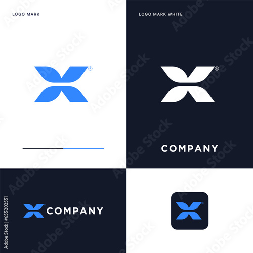 X Logo Vector Icon Illustration Design