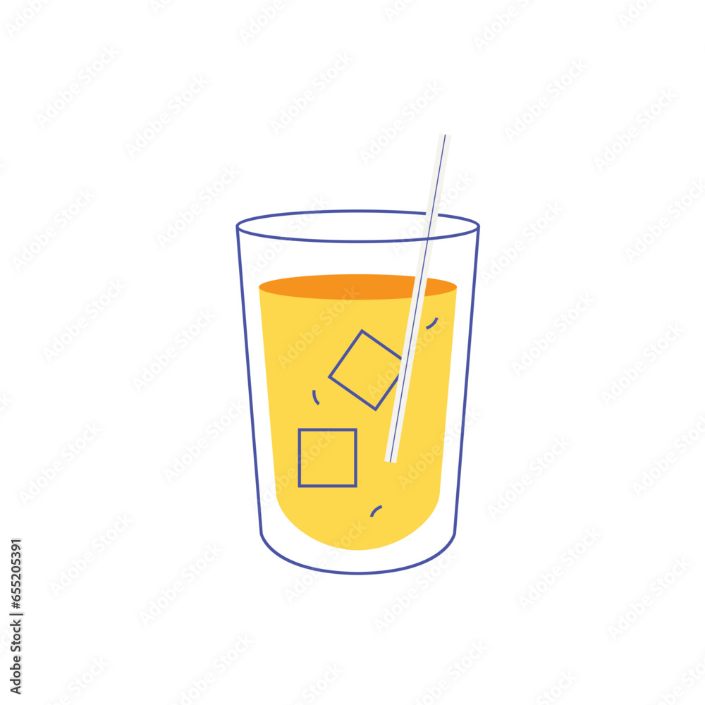 Healthy drink with tropical fruit juice Healthy drink with tropical fruit juice