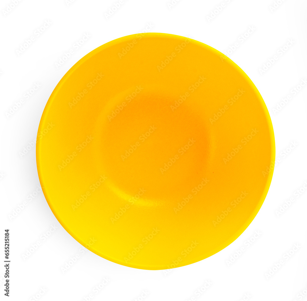 empty bowl isolated on white background.