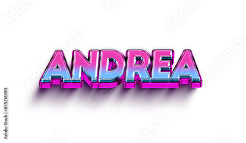 Colorful 3d Abstract Text name 
