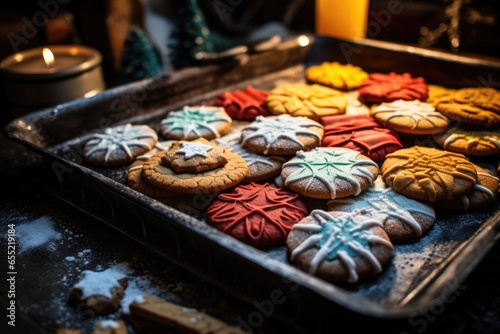 christmas cookies baked for charity sale