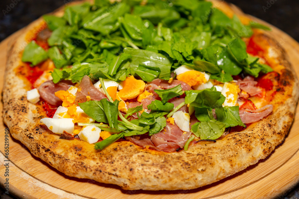 Authentic rustic Italian pizza, Authentic rustic Italian pizza,