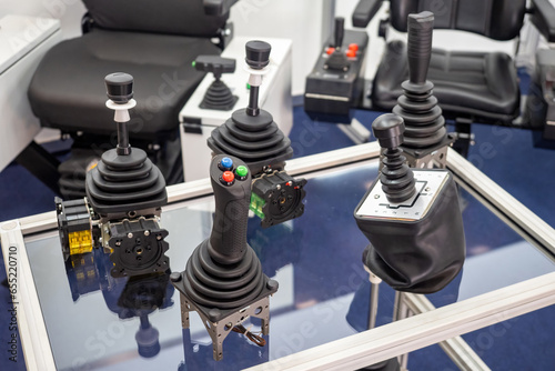 Types industrial joysticks....