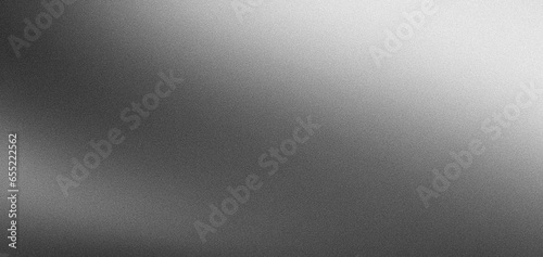 Grey gradient grain texture background gray black white monochrome smooth grainy backdrop design copy space