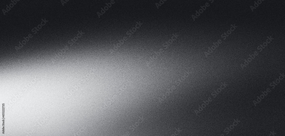 Black white grainy gradient background illuminated spot on dark gray noise texture banner header poster backdrop copy space Black white grainy gradient background illuminated spot on dark gray noise texture banner header poster backdrop copy space