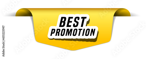 Colorful vector flat design banner best promotion. This sign is well adapted for web design.