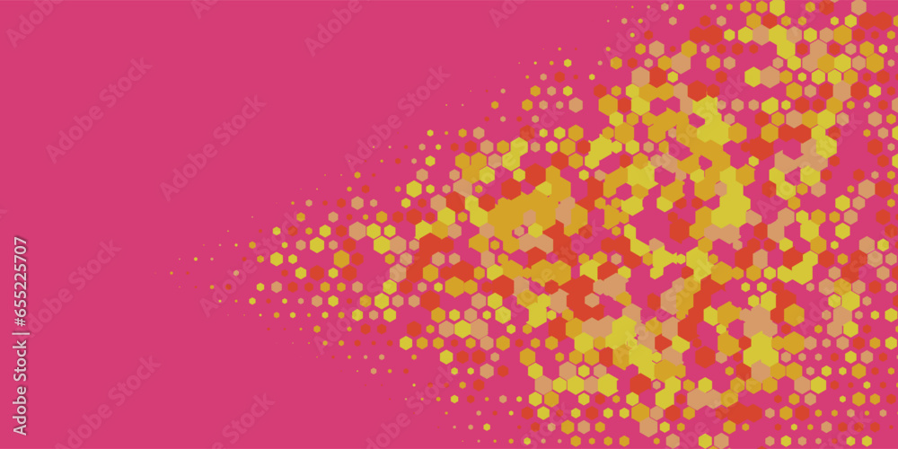 Geometric abstract Hexagon multi Color Background Geometric abstract Hexagon multi Color Background