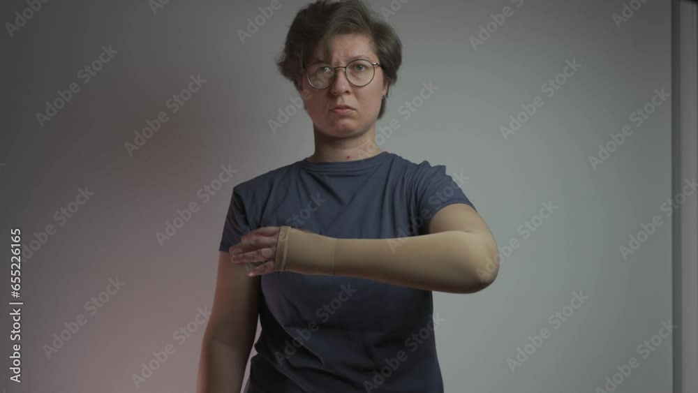 Medical hand compression stockings for treatment of varicose veins