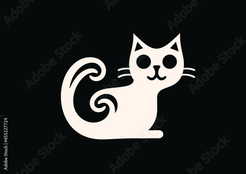 Wallpaper Mural A cat icon logo Torontodigital.ca