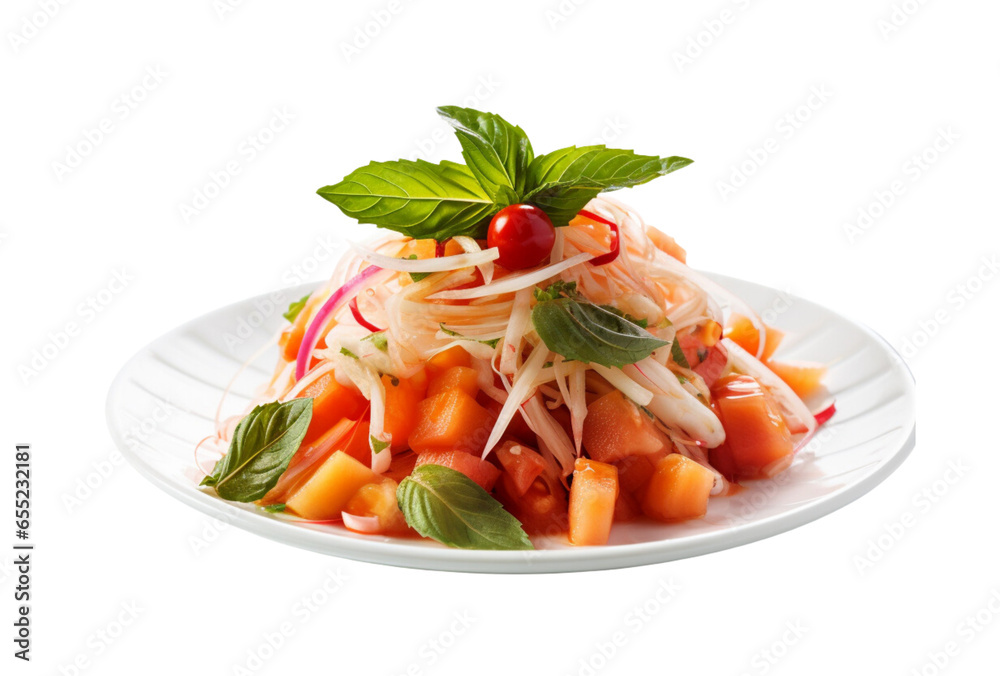 Thai papaya salad