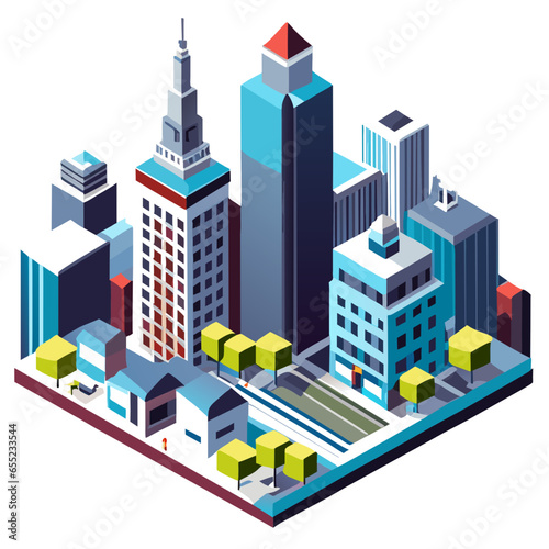 Capital, tall building, multi-storey building, big city, building, construction, vector
