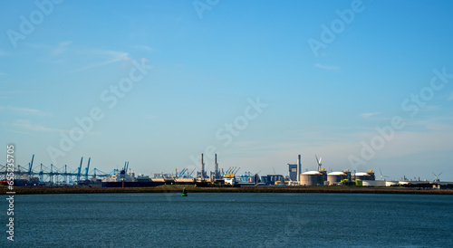 LNG and container terminals near Rotterdam, Netherlands
