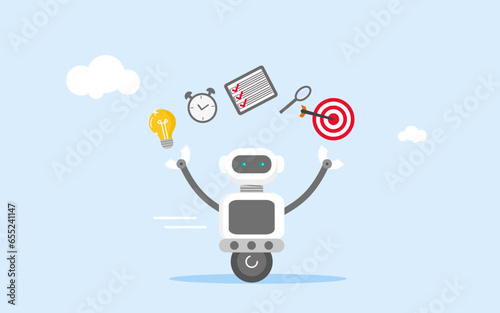 The presence of AI can help productivity. Digital or robot assistants that make human work become easier. The greatness of AI which can work multitasking but still efficient.