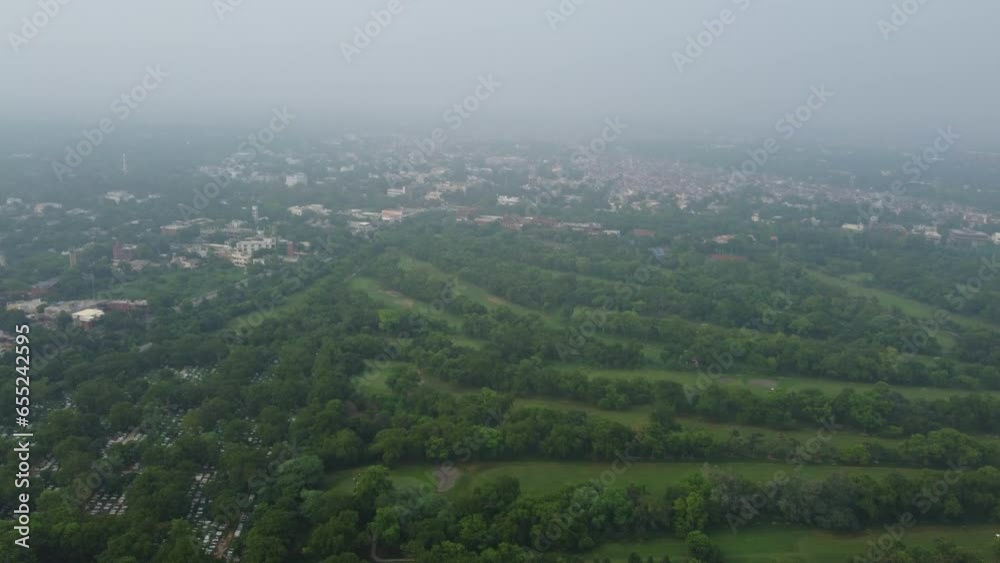 Aerial view of residential area Gulberg in Lahore Pakistan Aerial view of residential area Gulberg in Lahore Pakistan
