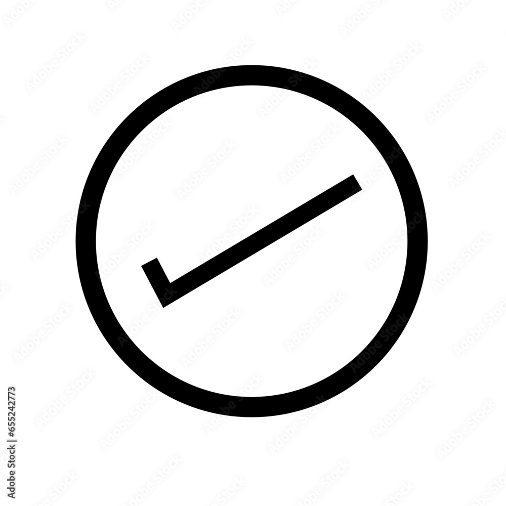 Done ok icon for app or web Done ok icon for app or web
