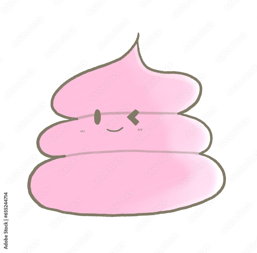 Obraz premium R:もっとメルヘンなトイレ☆ぱすてるうんち④