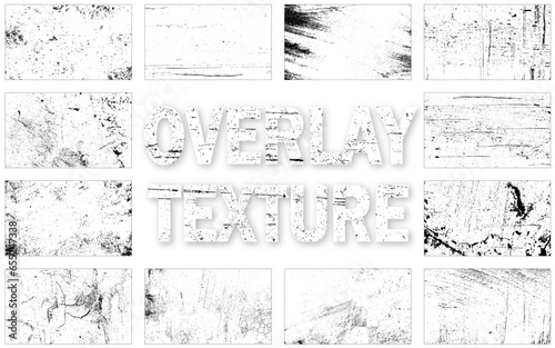 Collection of grunge textures set. background. vector illustration.