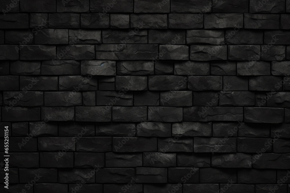 Dark black Brick background