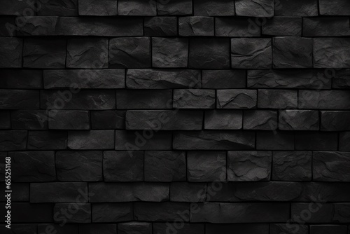 Dark black Brick background