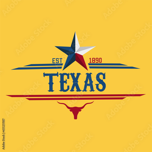 vector of texas vintage and retro design perfect for print, etc