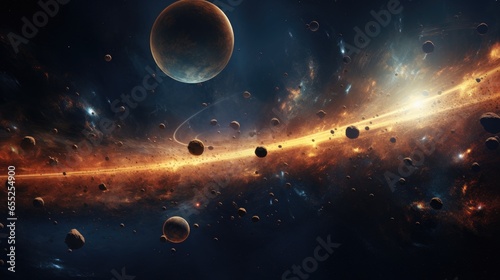 Galaxies in the solar system photo