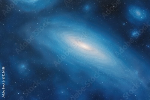 Prussian blue galactic sky artwork © ibhonk