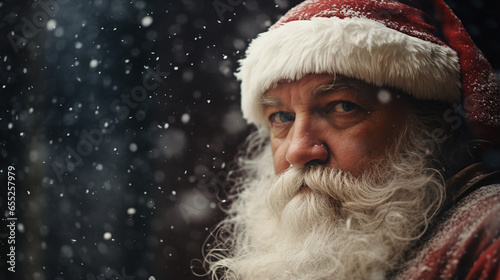 The Heartfelt Gaze of Santa: Joyful Magic, Generative AI