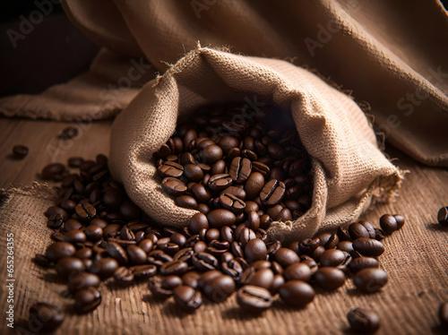 coffee_beans_in_a_sack © danushka