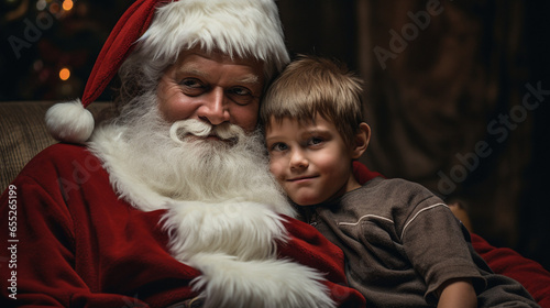 Innocence in Conversation: Santa's Warm Cheer, Generative AI