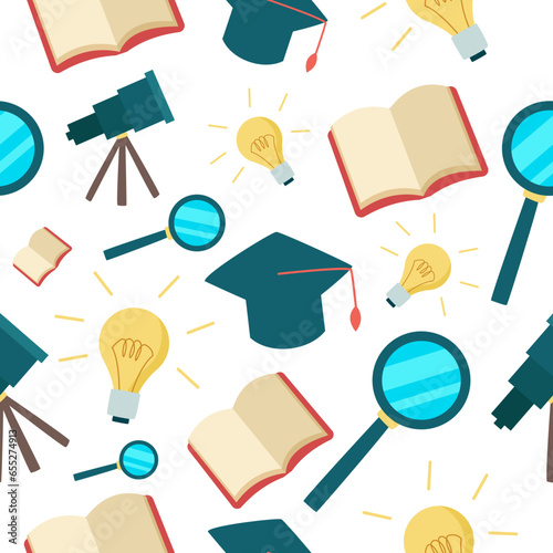 Education Seamless Pattern